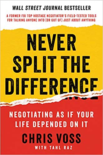 Book Jacket for Never Split the Difference