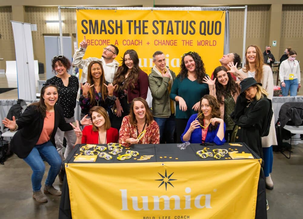 Lumia coaches at event together